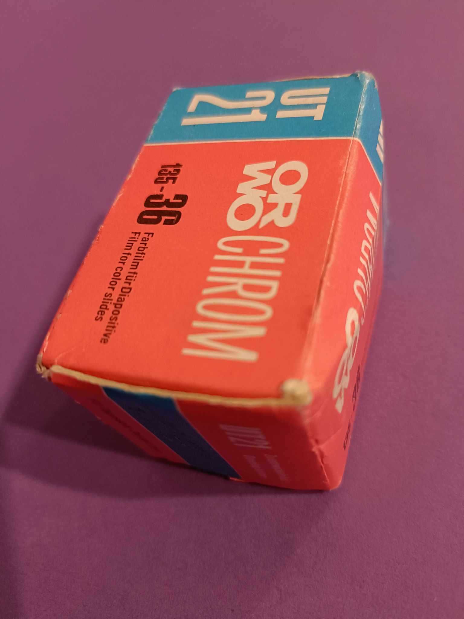 ORWO chrom UT 21 film klisza - NOWY , NIE OTWIERANY