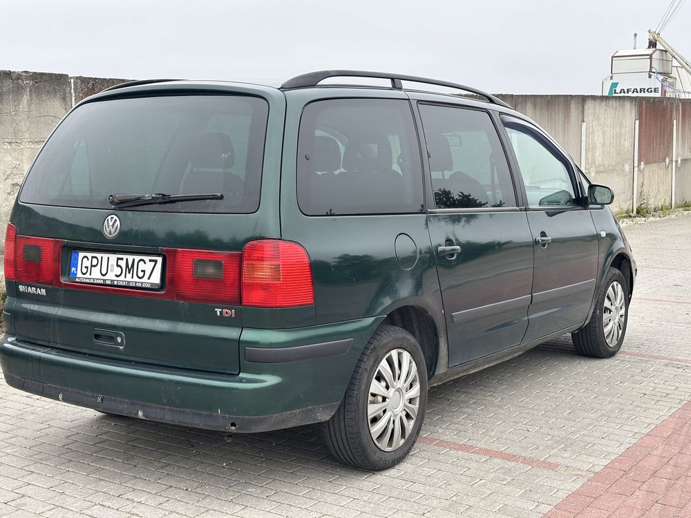 Volkswagen Sharan 2001 1.9tdi, 6 biegów, 7 miejsc, sprawny jezdzacy