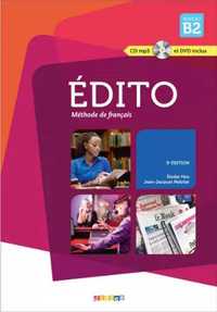 Edito Nouveau B2 Podręcznik z płytą CD i DVD - Heu Elodie, Mabilat Je
