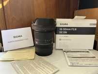 Sigma 18-50 2.8 sony E