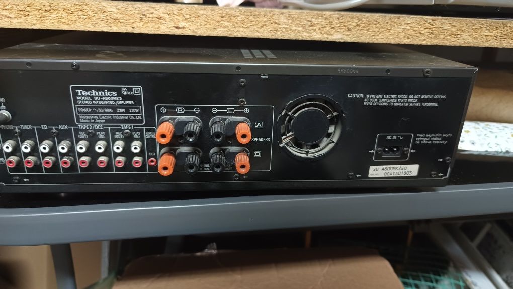 Wieża Technics 4 elementy + 2 głośniki JBL LX 600