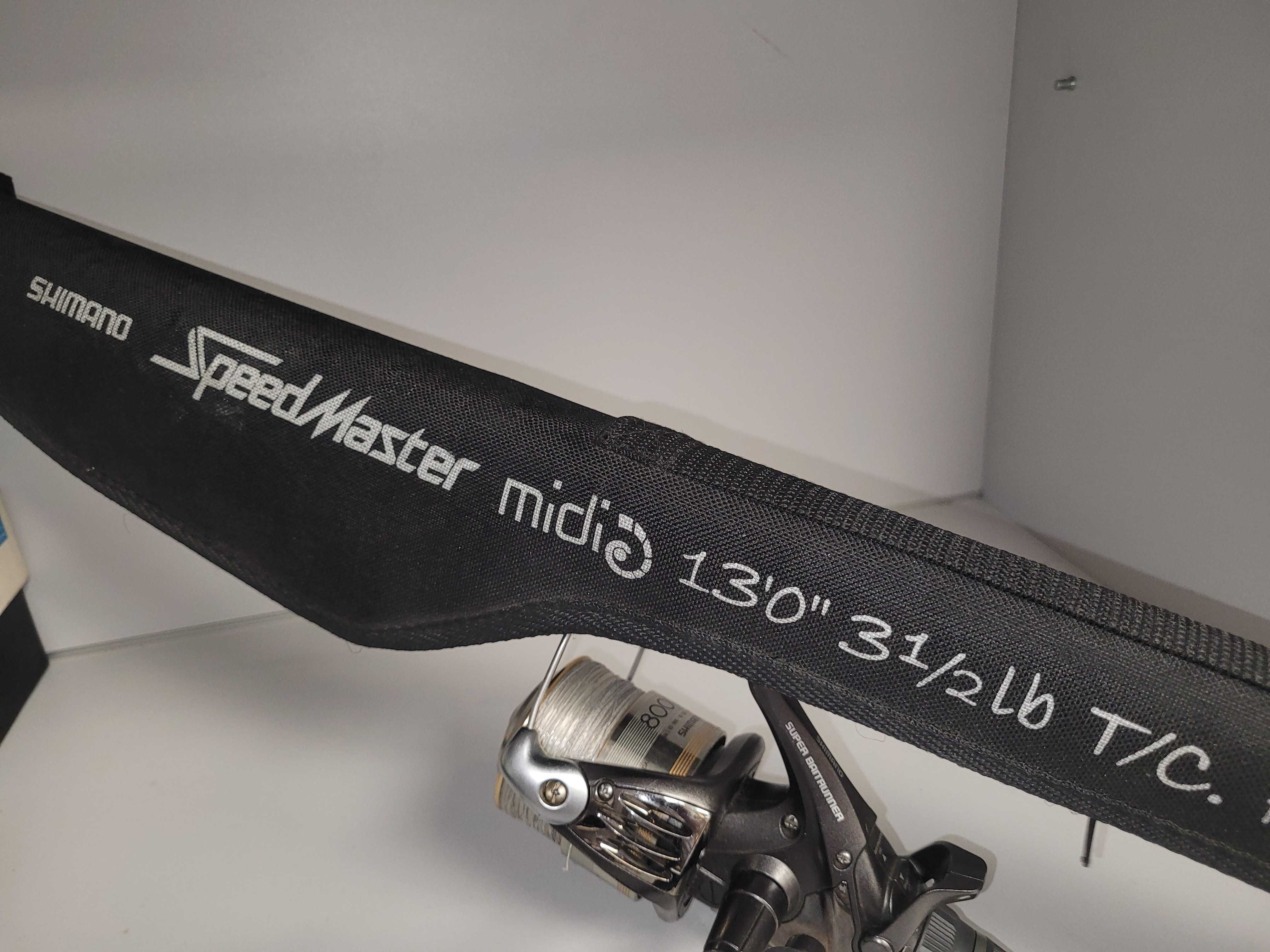 Shimano Speedmaster Midi MSMTE 13350 Karpiówka teleskopowa +kołowrotek