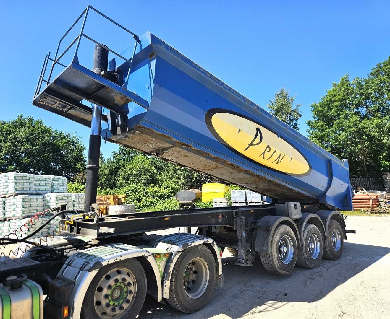 Naczepa wywrotka CMT W25- 2005 r -pojemność 24 m3