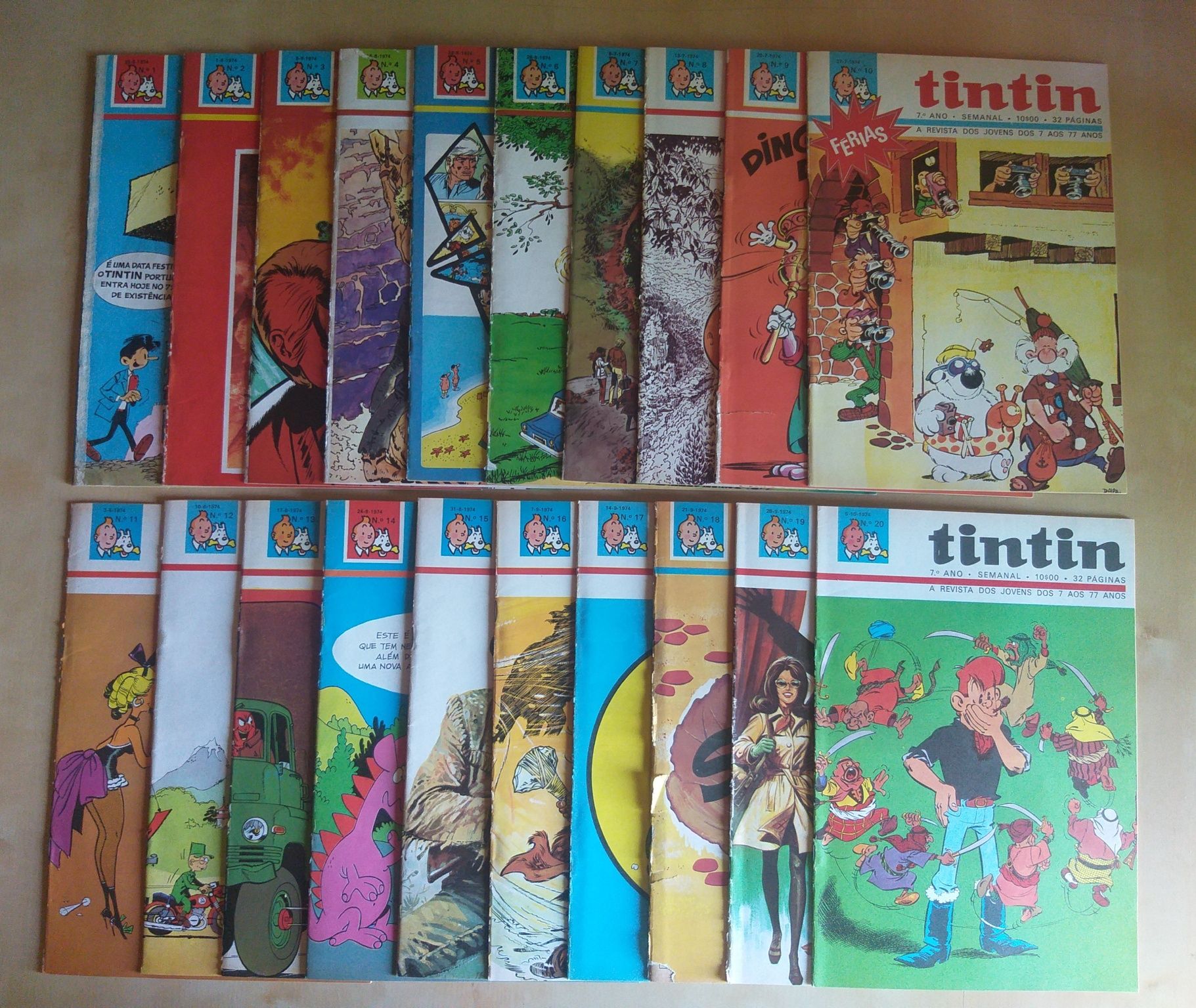 52 Revistas Tintin ano 7