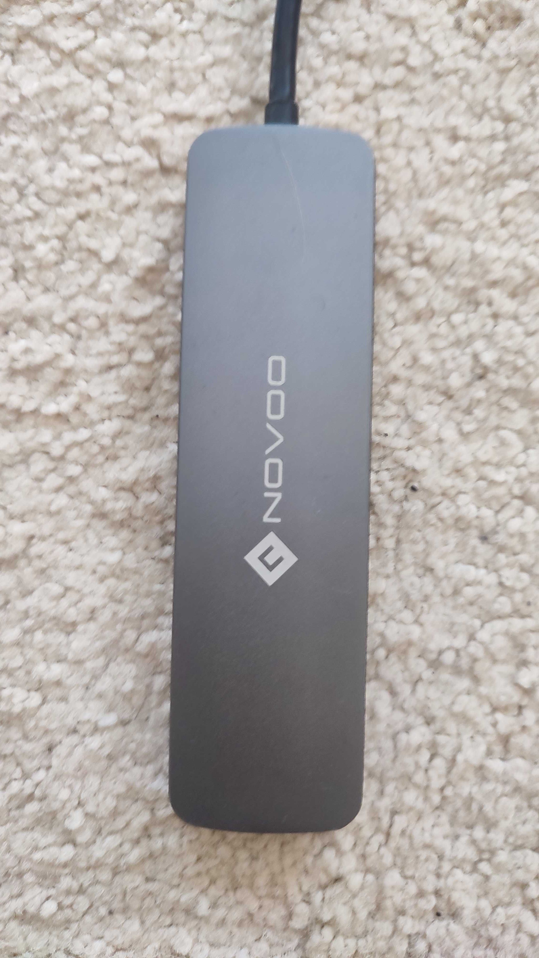 NOVOO USB C adapter hub 5w1 USB 3.0 Ultra Slim PD 100W do MacBooka