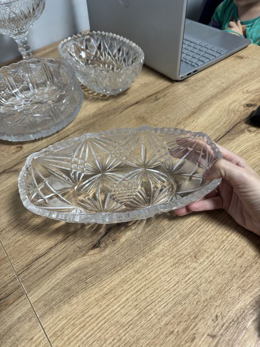 Хрусталь кришталь салатники цукерниці