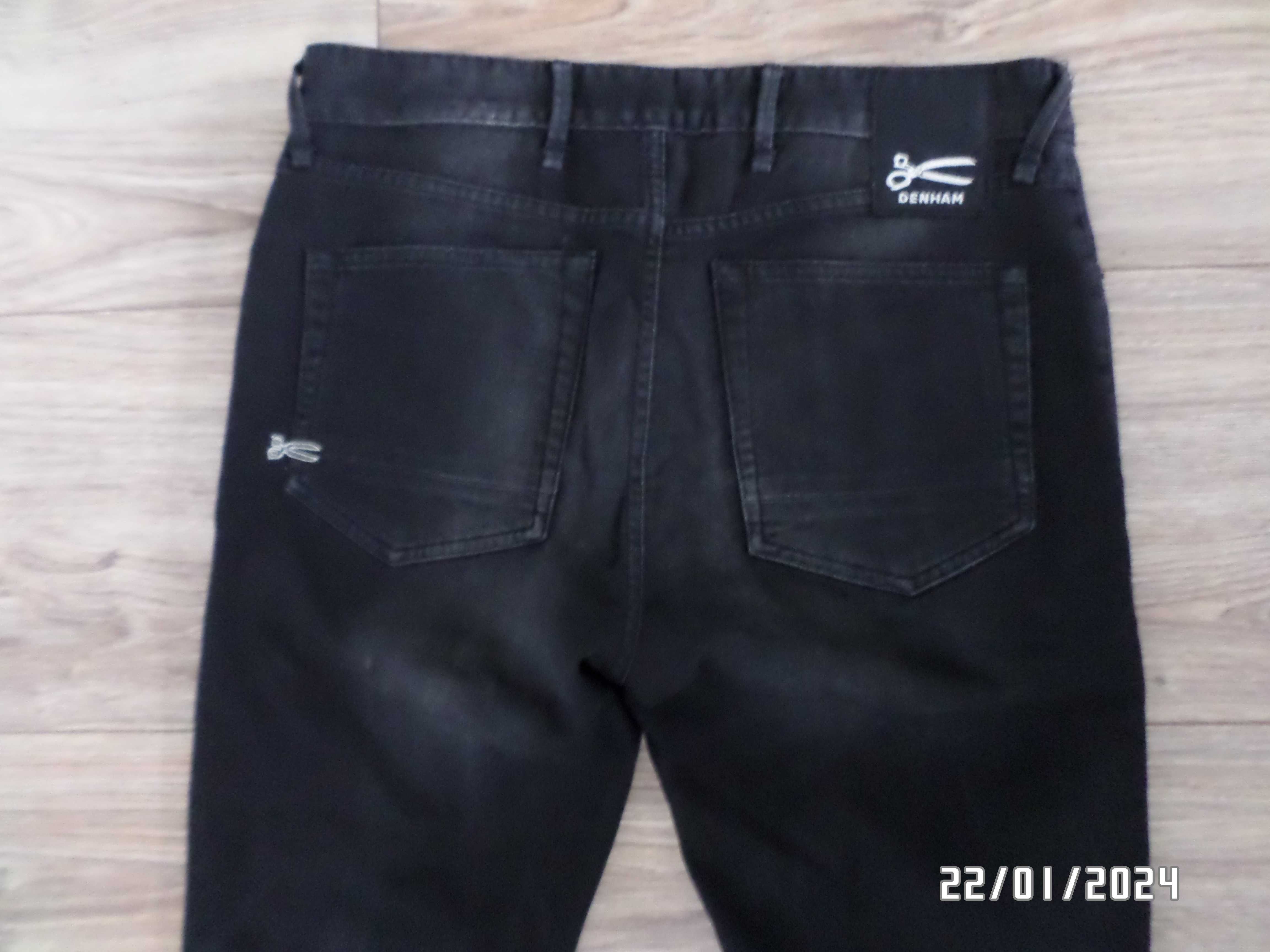 firmowe spodnie męskie -jeans-32-L-DENHAM