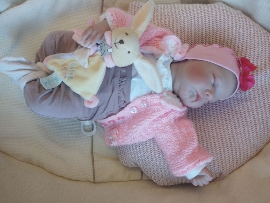 Lalka bobas bobasek reborn jak prawdziwe niemowlę, noworodek