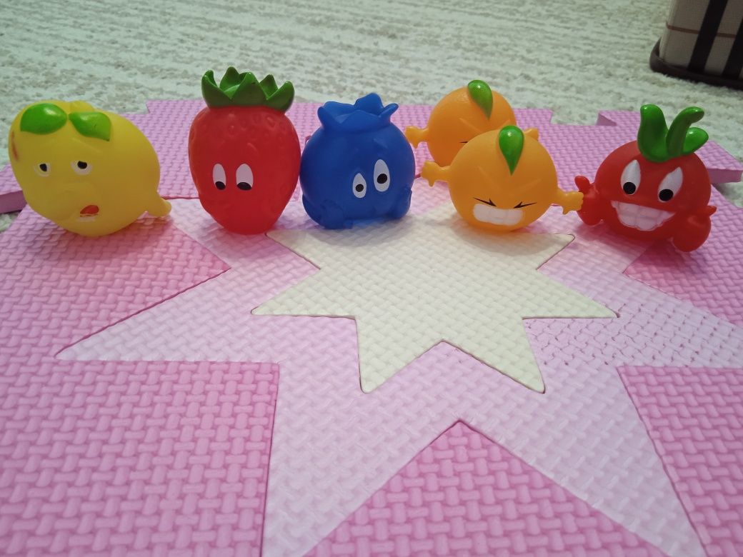 Фігурки Равлик Боб фрукти іграшки колекція фруктові емоції