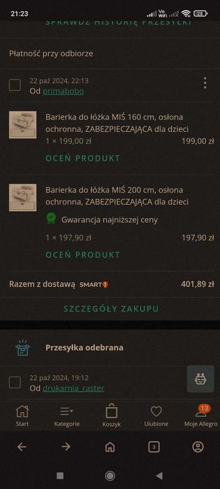 Barierki ochronne zabezpieczajace