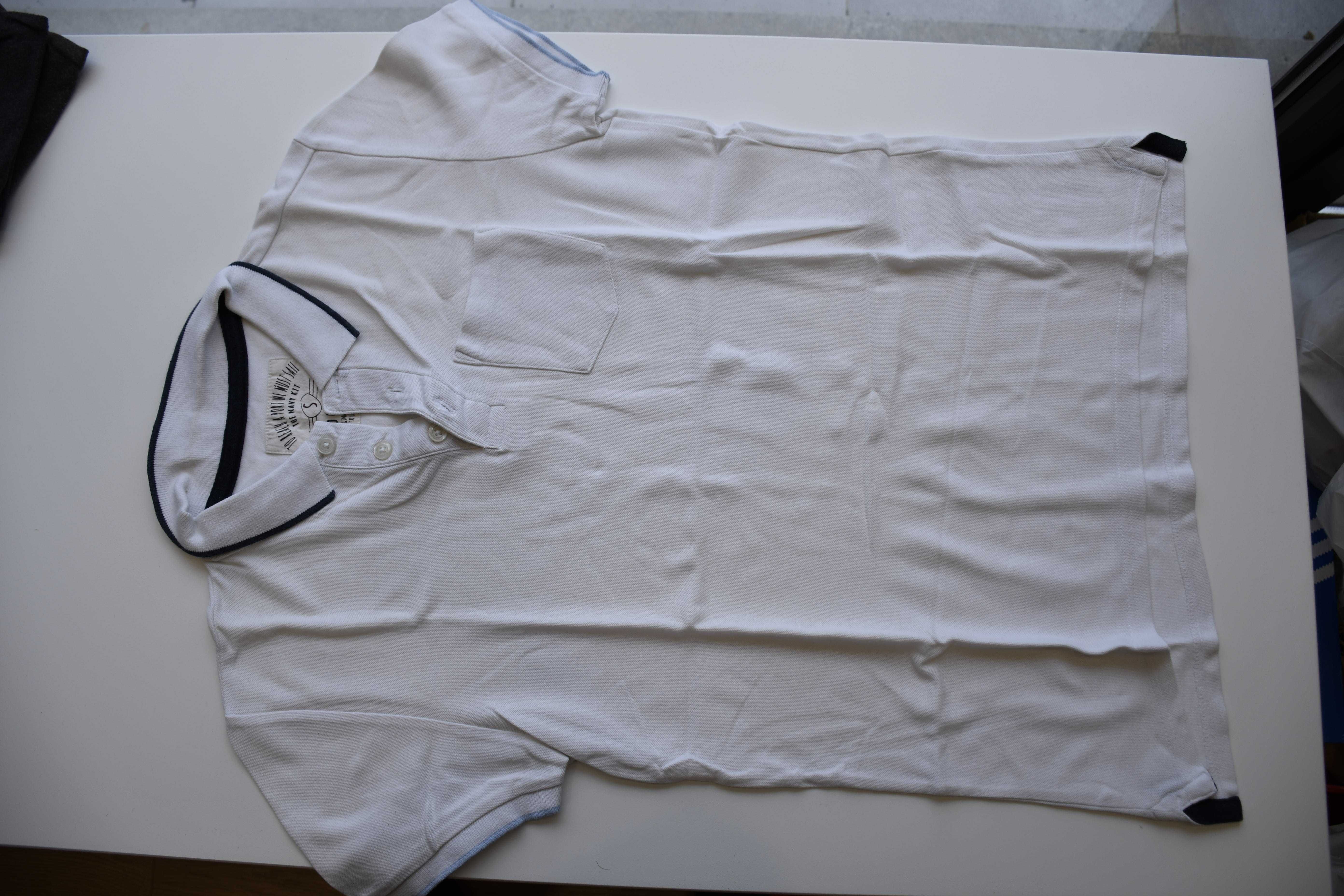 Polo Branco tamanho S- Portes grátis (Promoção)