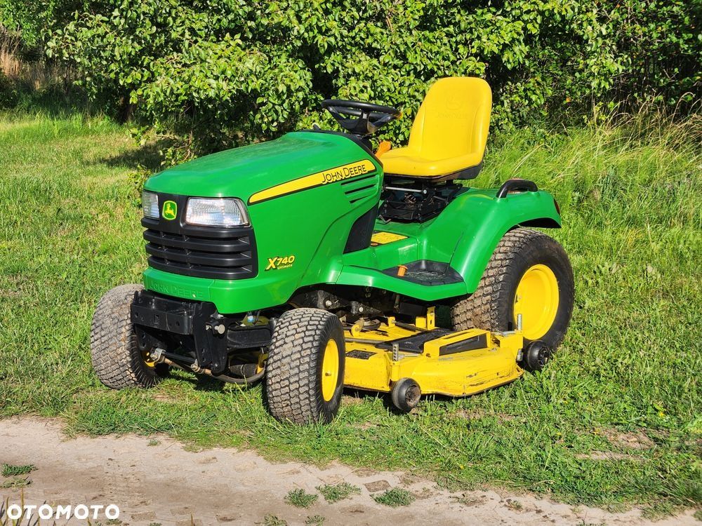 Traktorek kosiarka samojezdna John Deere X740, diesel, 150cm, kosz