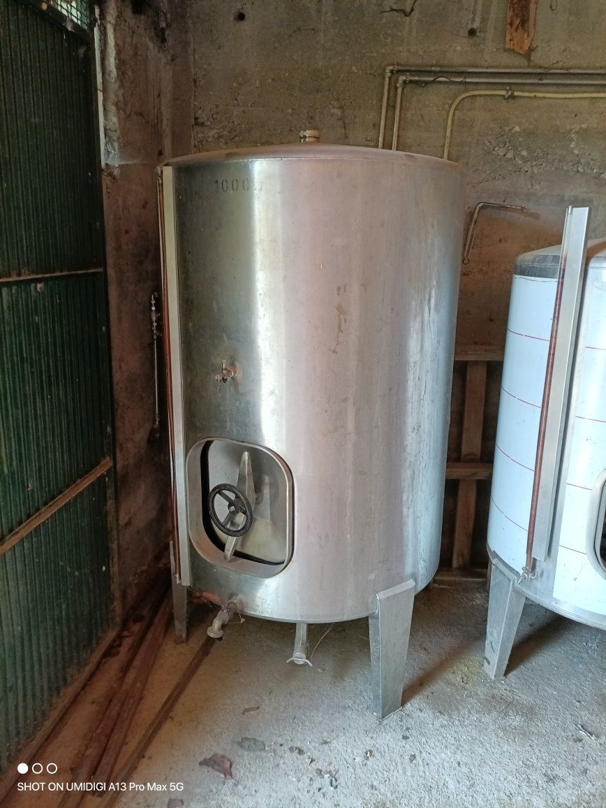 Cubas de inox 1000 e 550 lt