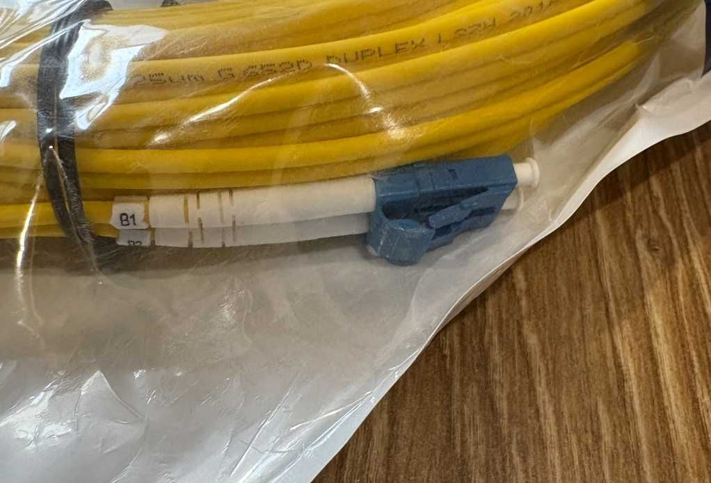 Patchord światłowodowy LC-LC OS2 SM duplex 20m