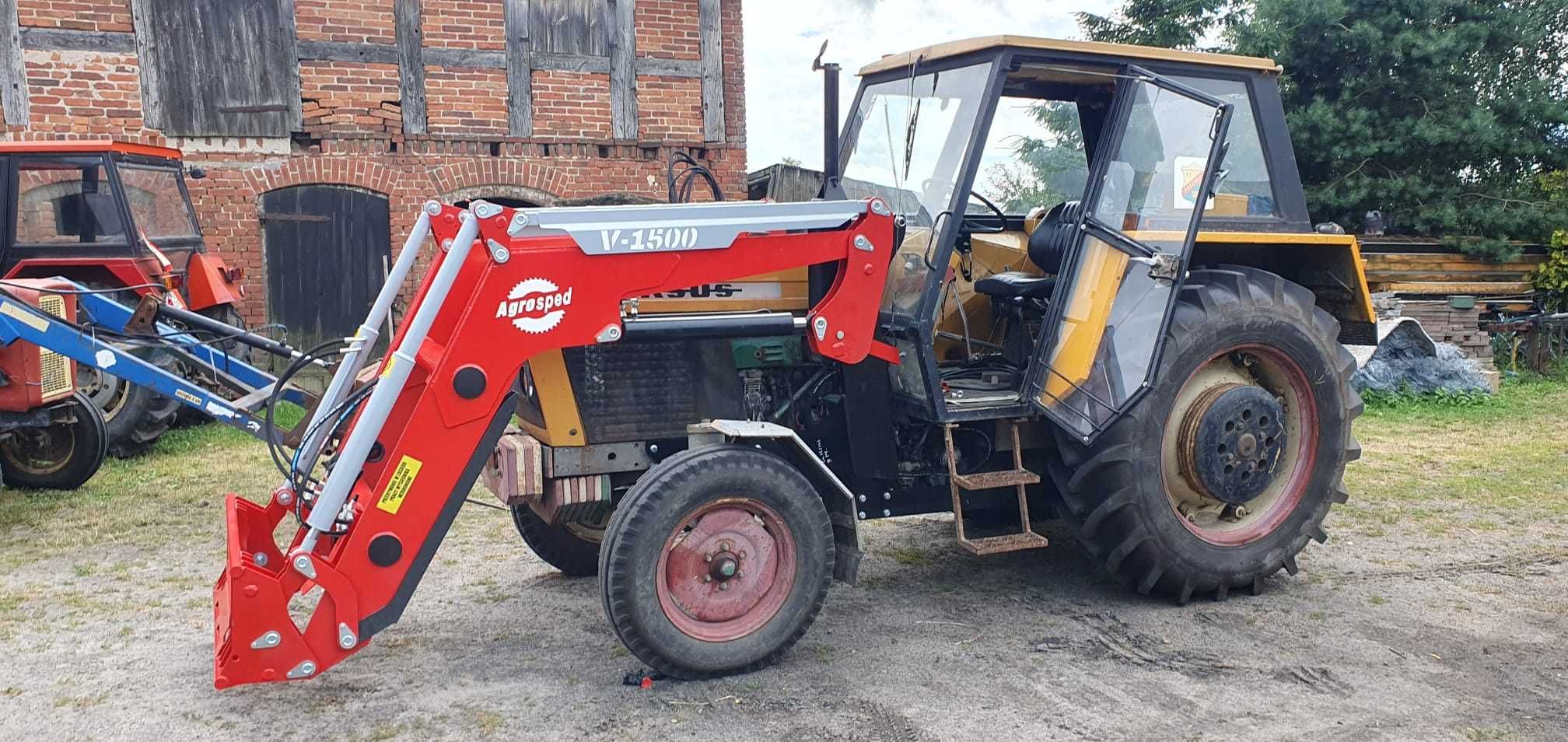 Ładowacz czołowy Agrosped model V 1500 Ursus Zetor MTZ montaż dostawa