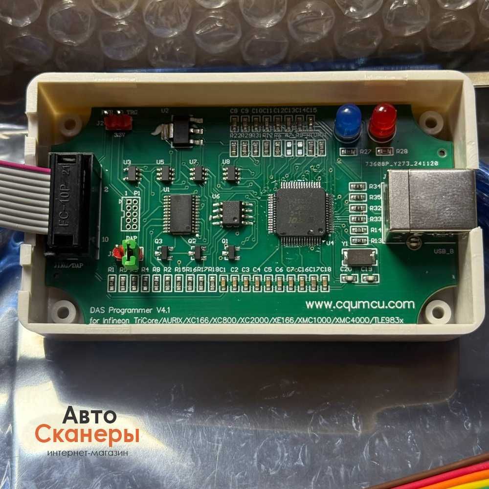 Программатор DAS Infineon TC17xx/2xx/3xx/TLE983x (авто аккумуляторы)
