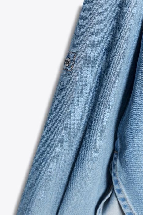 Camisa L Oversize Denim Nova