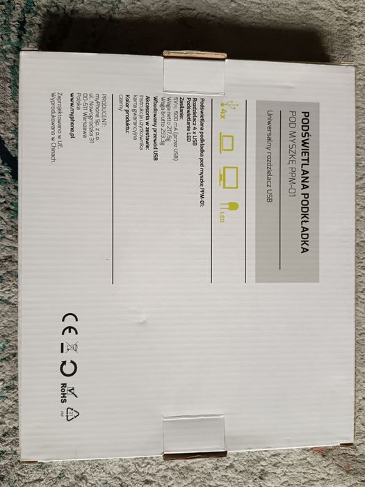 PodŚwietna Podkladka pod myszke PPM =01