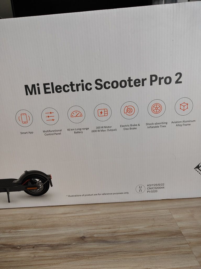 Hulajnoga elektryczna Xaiomi Mi Scooter Pro 2 z 2024 ,2 gen ,600W.