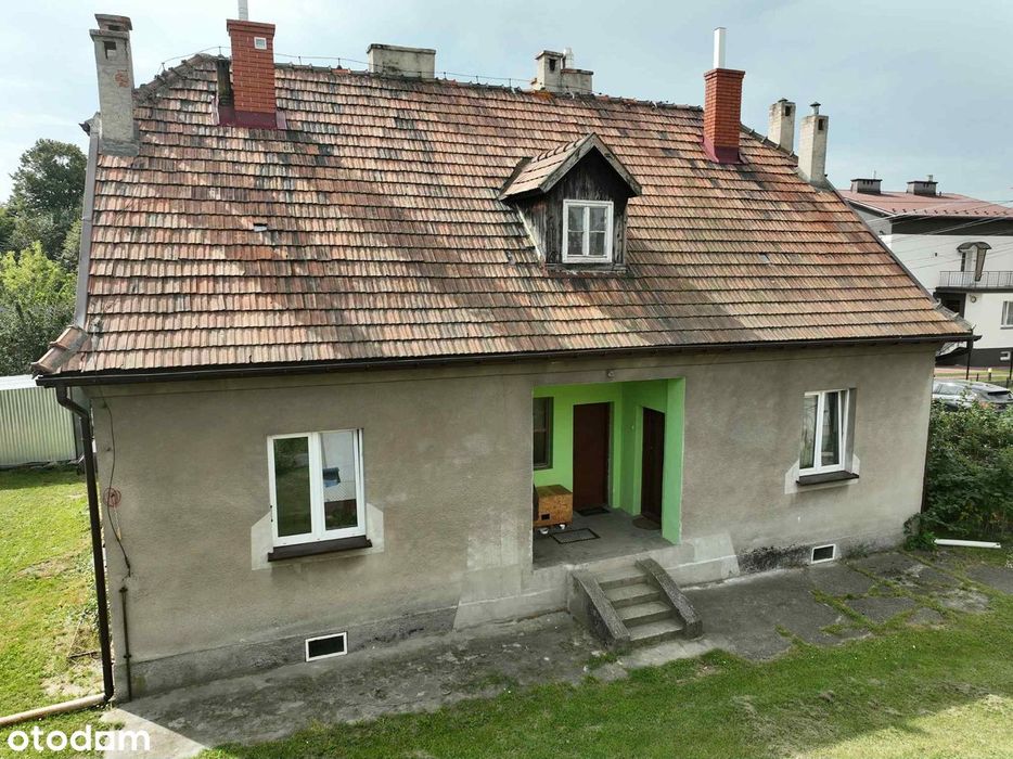 Dom murowany z lat sześćdziesiątych, działka 9 arów w Ostrowie