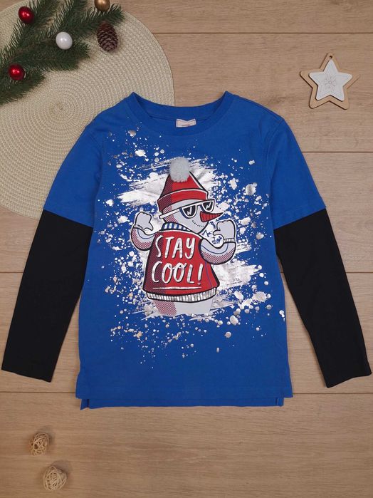 Дитячий новорічний реглан 6-7 років george для хлопчика