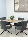 BARATO ! Mesa extensivel  + 4 cadeiras giratórias