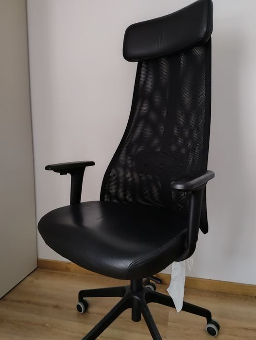 Fotel ergonomiczny krzesło obrotowe biurowe Ikea JÄRVFJÄLLET
