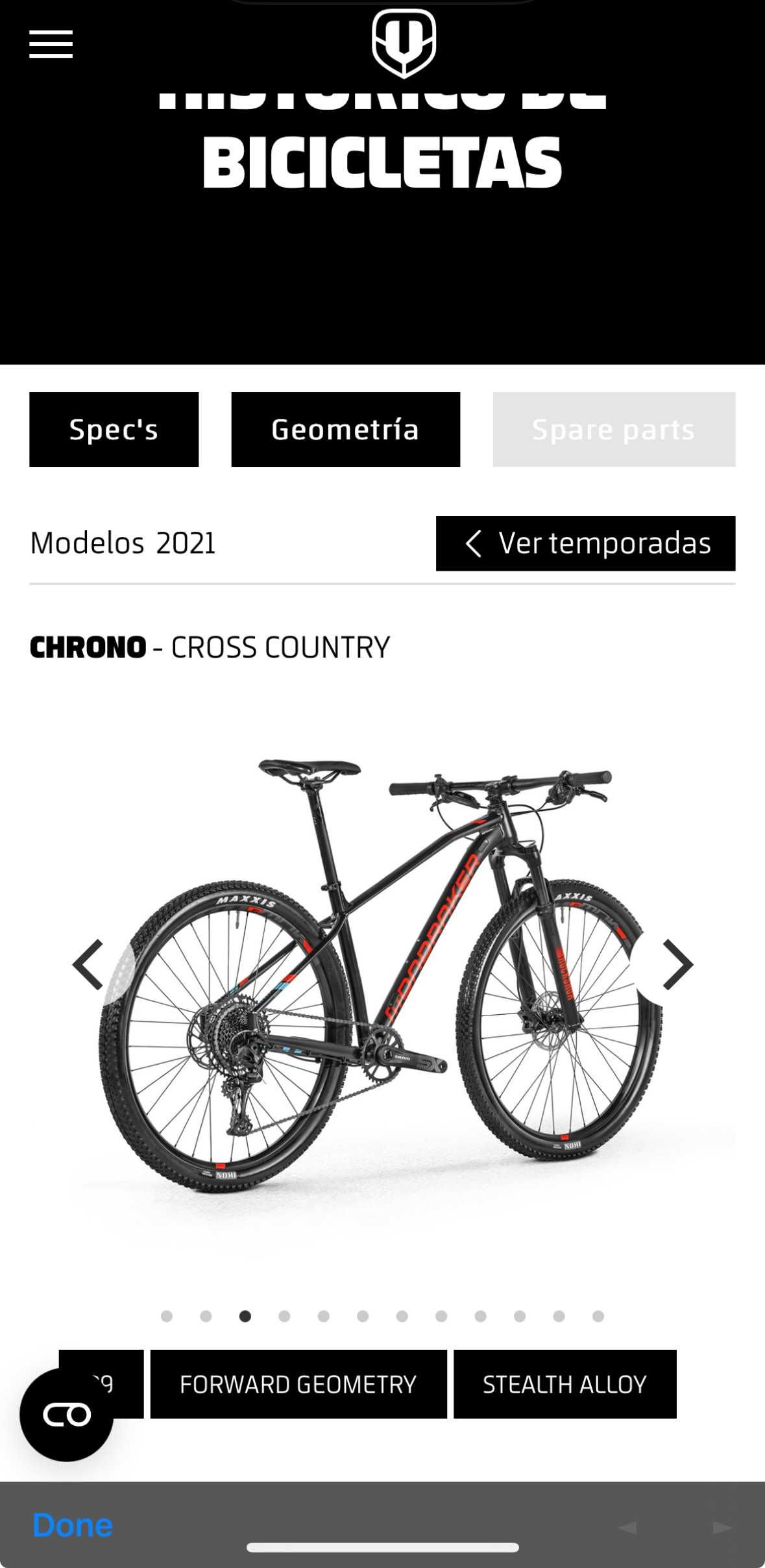 Bicicleta mondraker Chrono 29 2021 T - M black/red