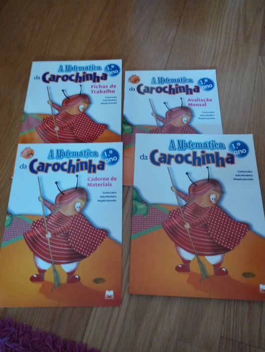 As letrinhas, o estudo do meio e a matemática da Carochinha - 1 ano