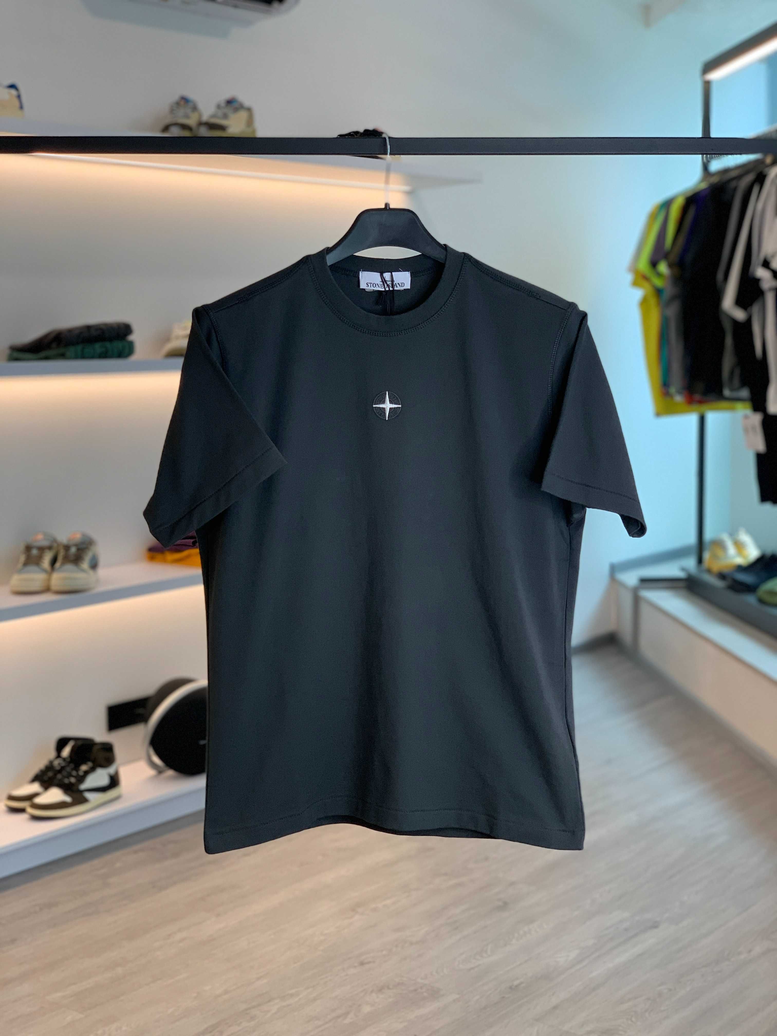 Футболка STONE ISLAND 61350 Heavy Center Logo T-Shirt Dark Gray SI0129