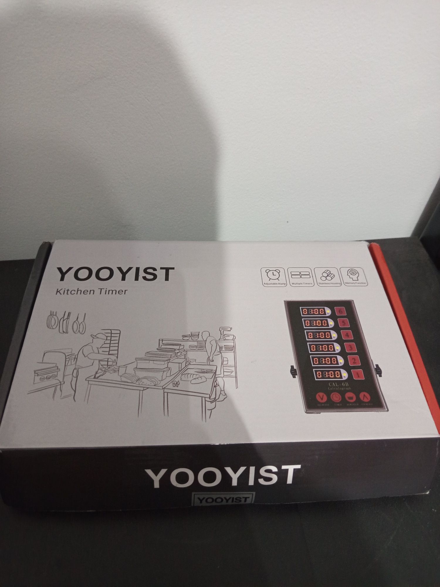 6 kanałowy timer restauracyjny