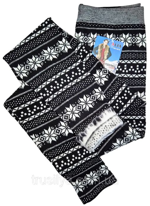 Лосіни жіночі на товстому флісі, термолосіни