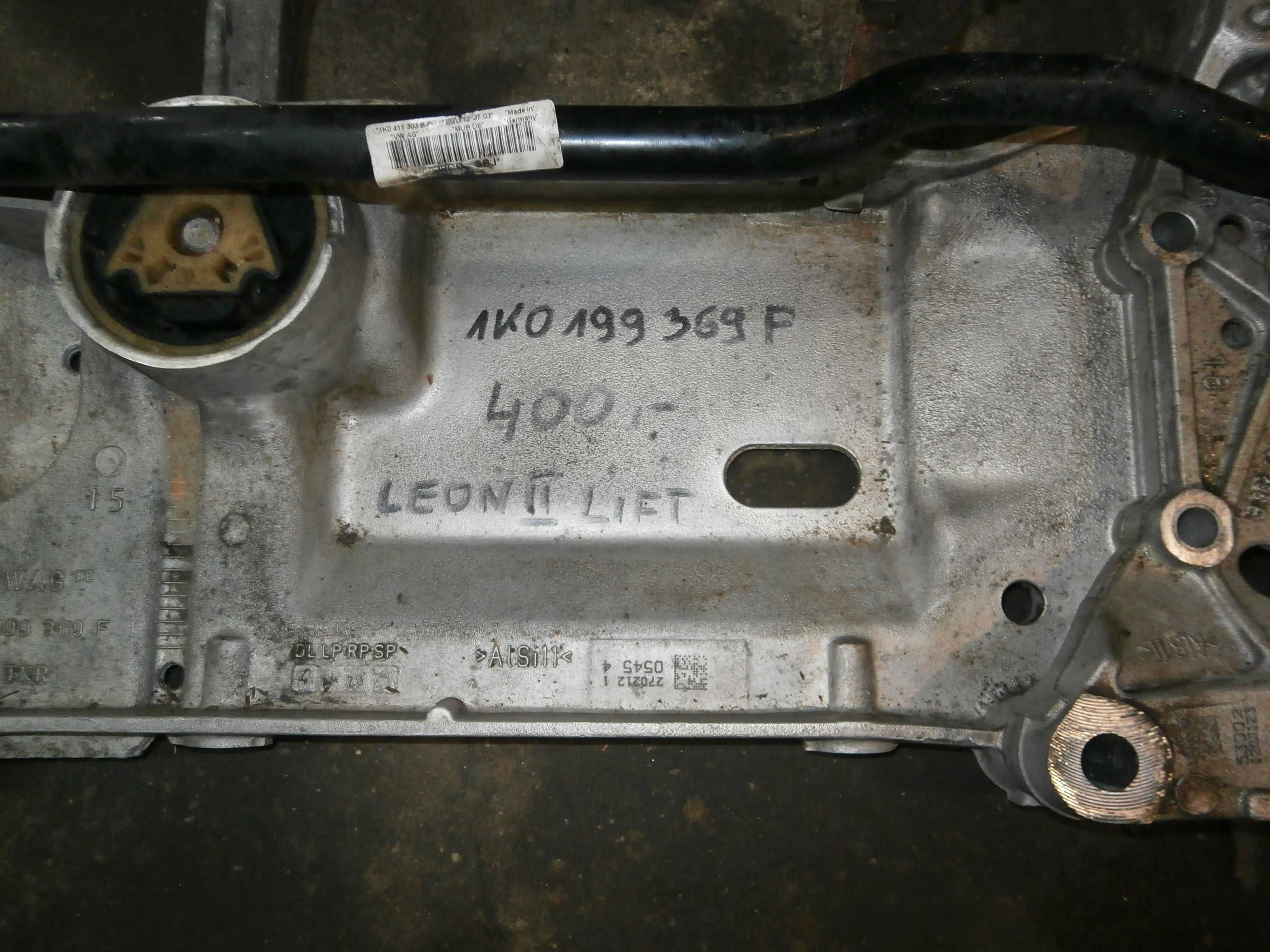 vw seat leon II lift 1,2 TSI zawieszenie silnika sanki wózek wahacze