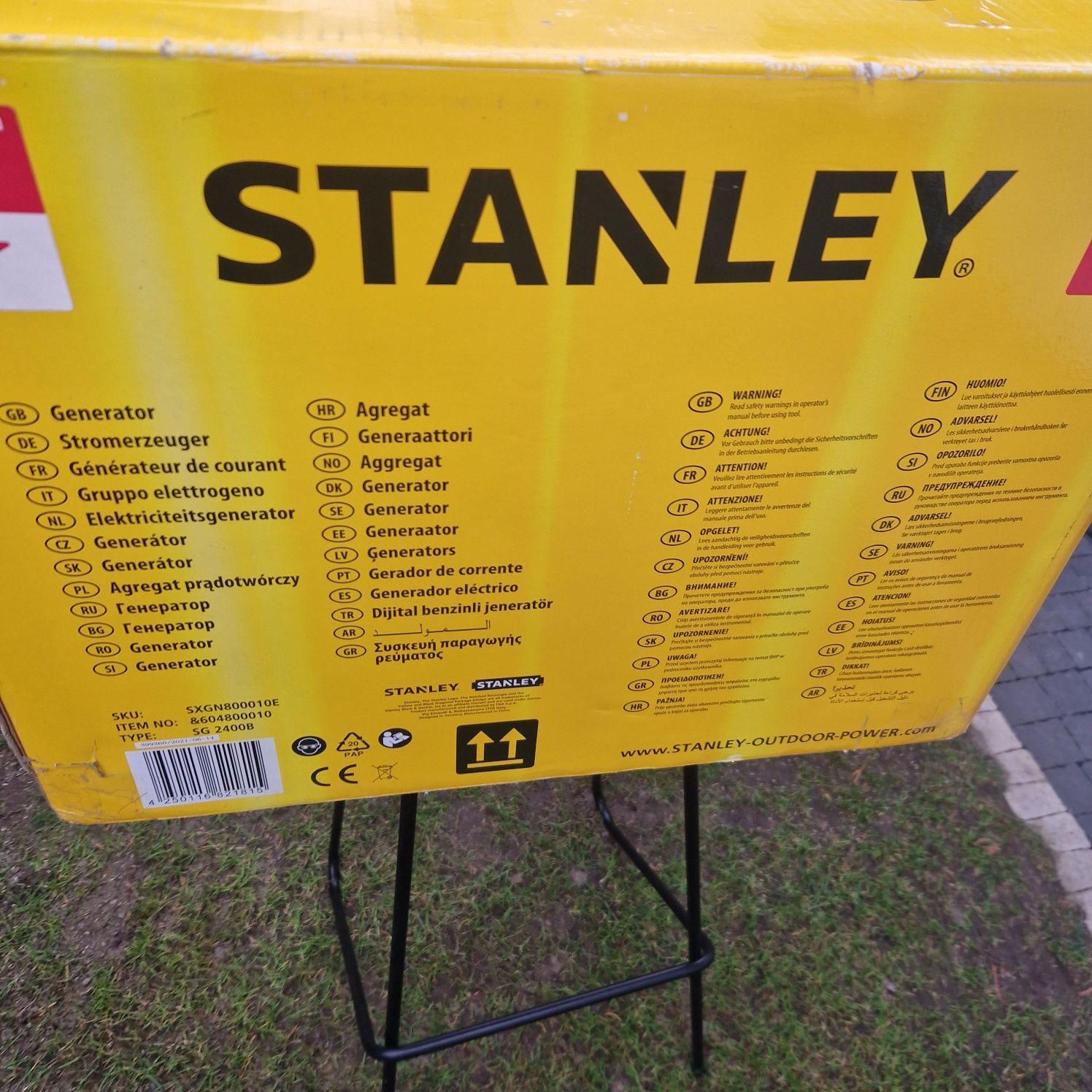 Agregat stanley sg 2400 avr inwerterowy