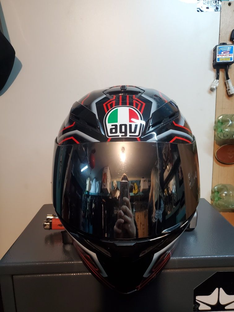 Шлем , Шолом AGV k5 с гарнитурой Scala Rider G9x