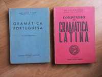 Livros Compêndio de Grámatica Latina e Gramática Portuguesa