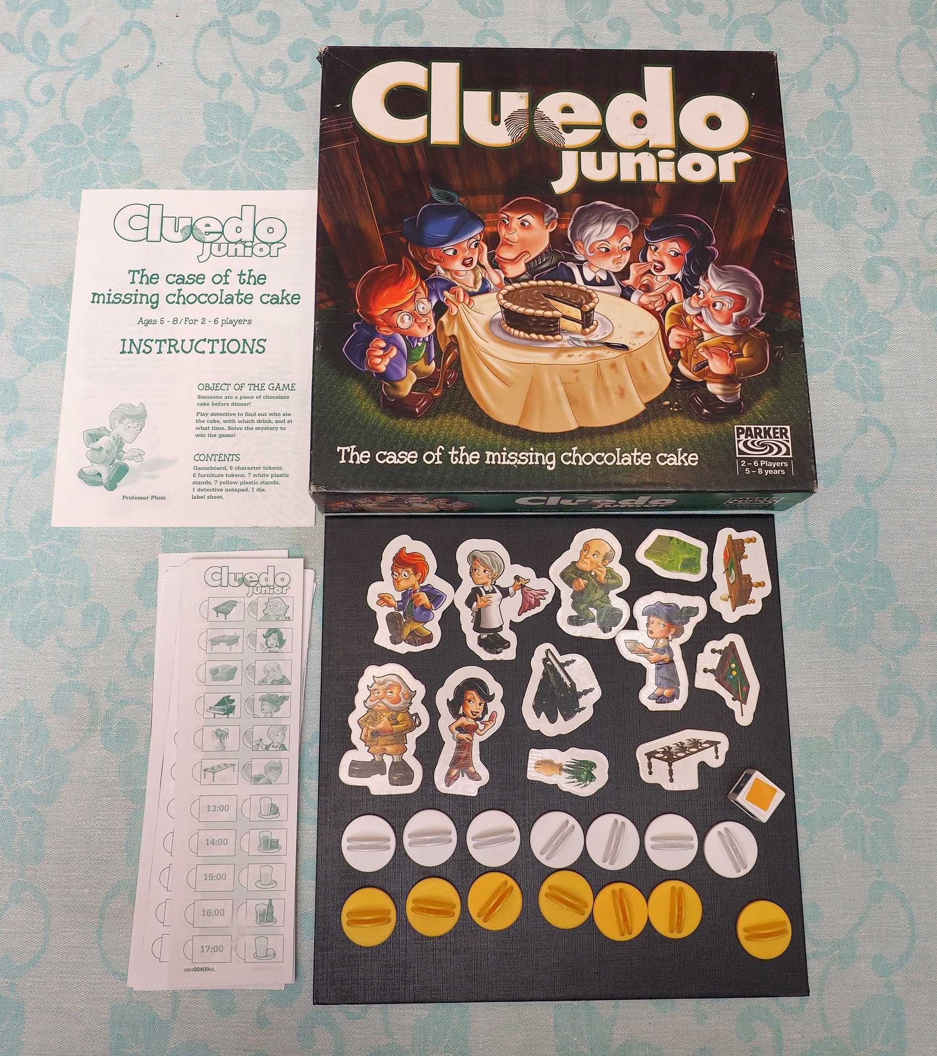 Настільна гра Cluedo Junior. Таємниця про зникнення торта від Hasbro