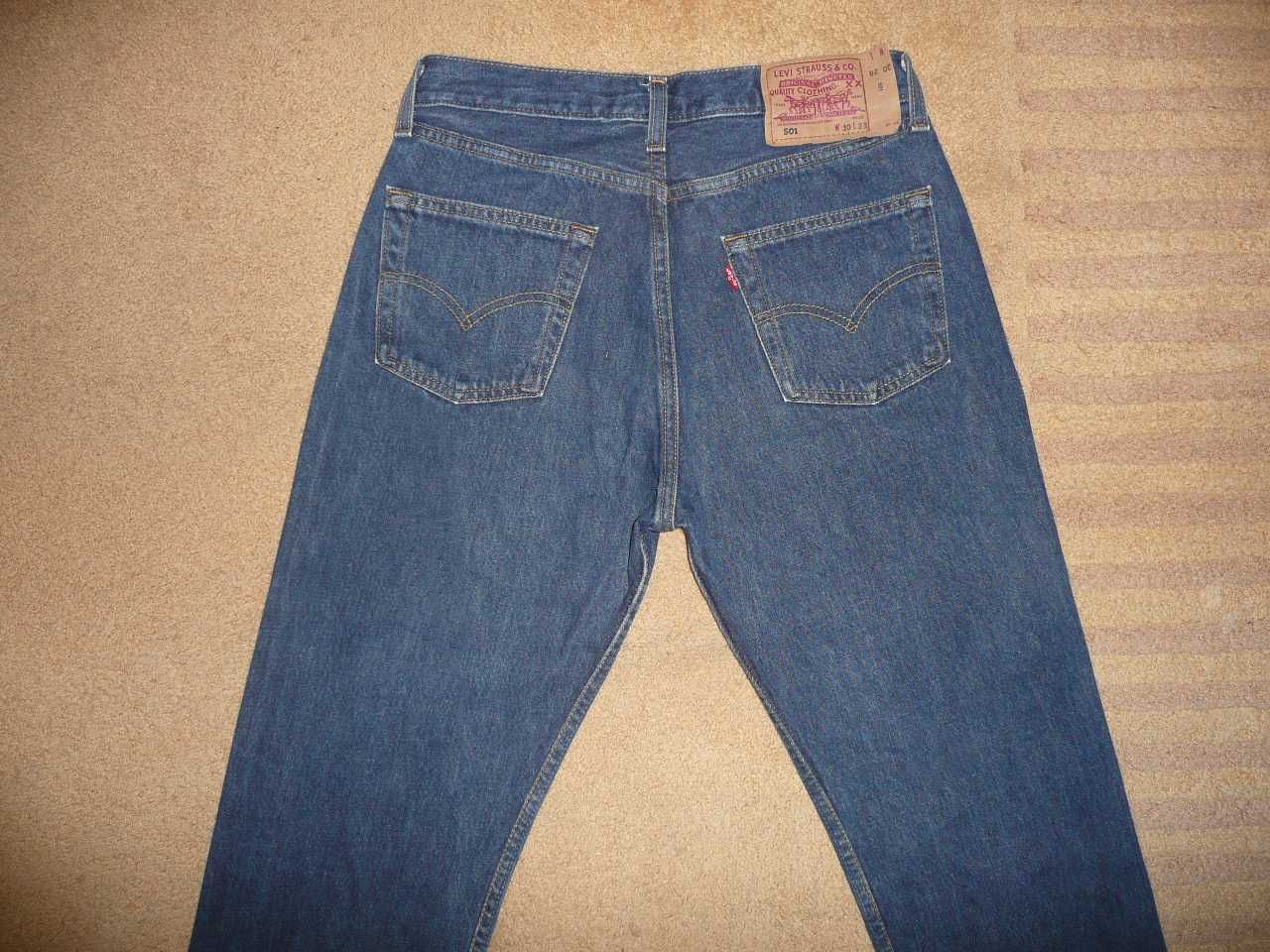 Spodnie dżinsy LEVIS 501 W30/L28=38/97cm jeansy