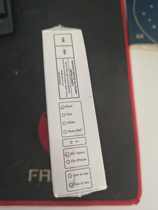 2 Microfones Lavalier Sem Fio tipo C