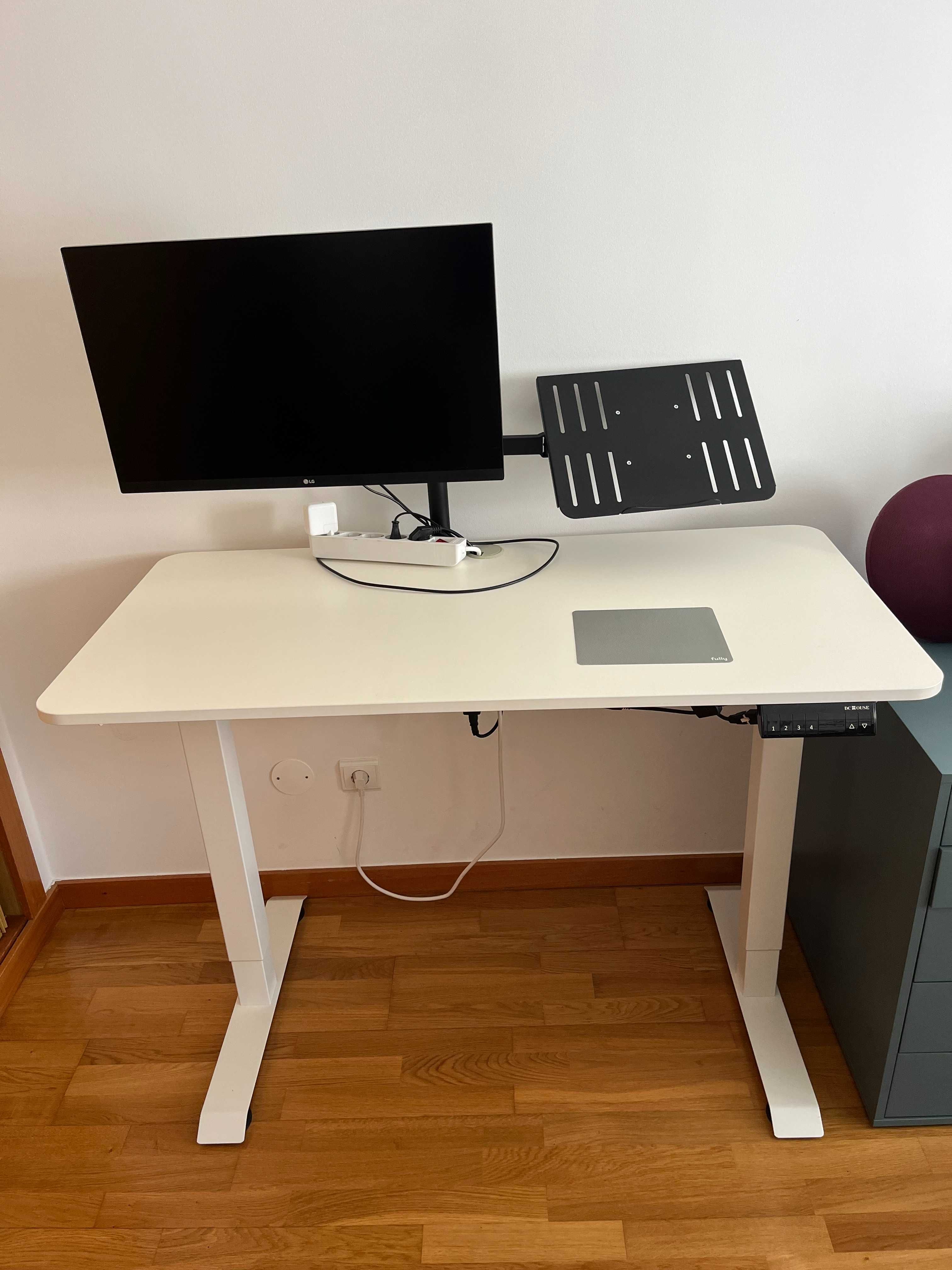 Standing desk - Secretária branca de pé/sentado
