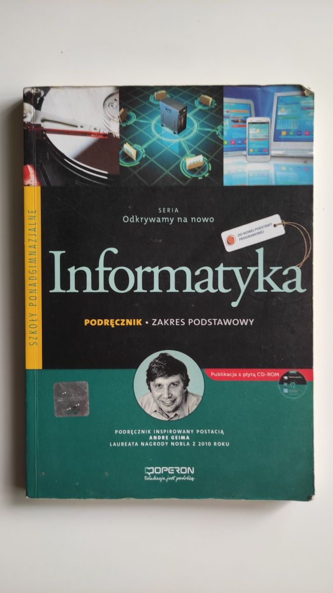 Odkrywamy na nowo Informatyka Podręcznik Zakres podstawowy