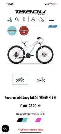 Rower Tabou Venom 4.0W 26