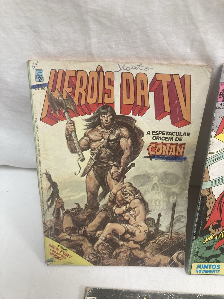 5 Livros Heróis da TV, Banda Desenhada