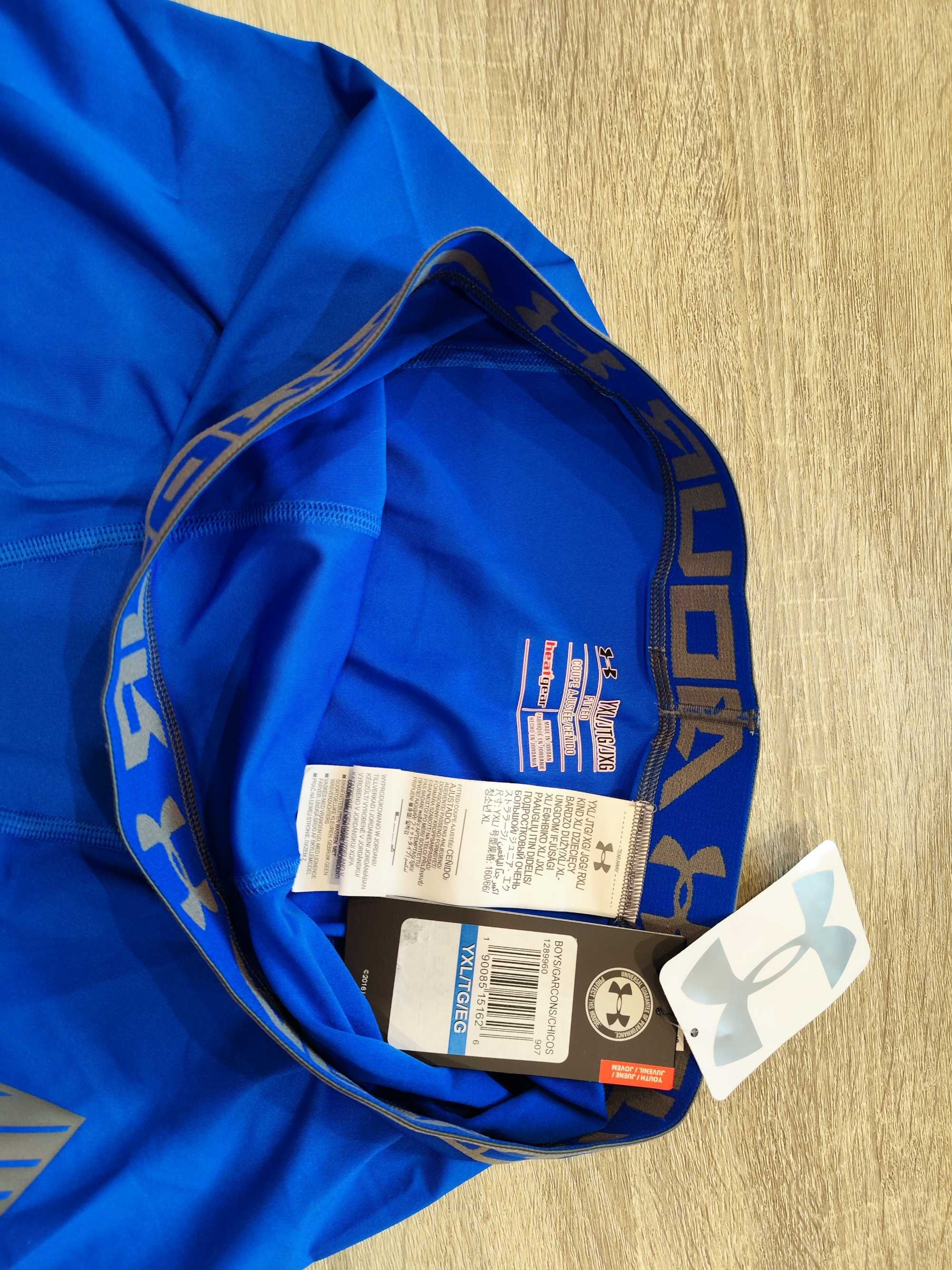 Szorty funkcyjne chłopięce Under Armour, rozmiar 160 cm, nowe z metką.