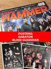 Metal Hammer 9/2010 - Iron Maiden, Plakaty: Sabaton, Blind Guardian