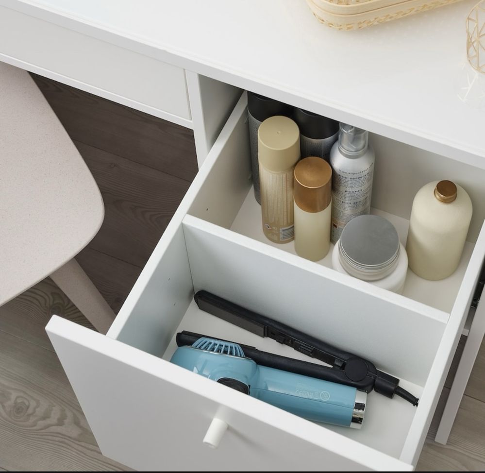 Toaletka biurko Ikea Syvde