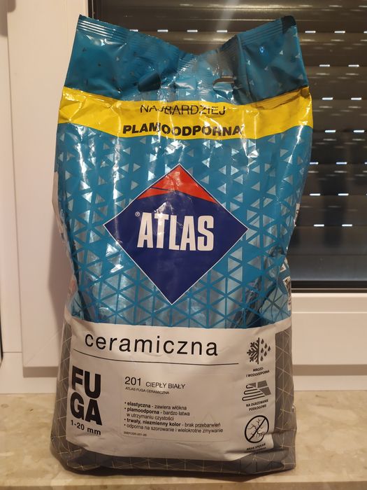 Fuga ceramiczna 5 kg ciepły biały 201