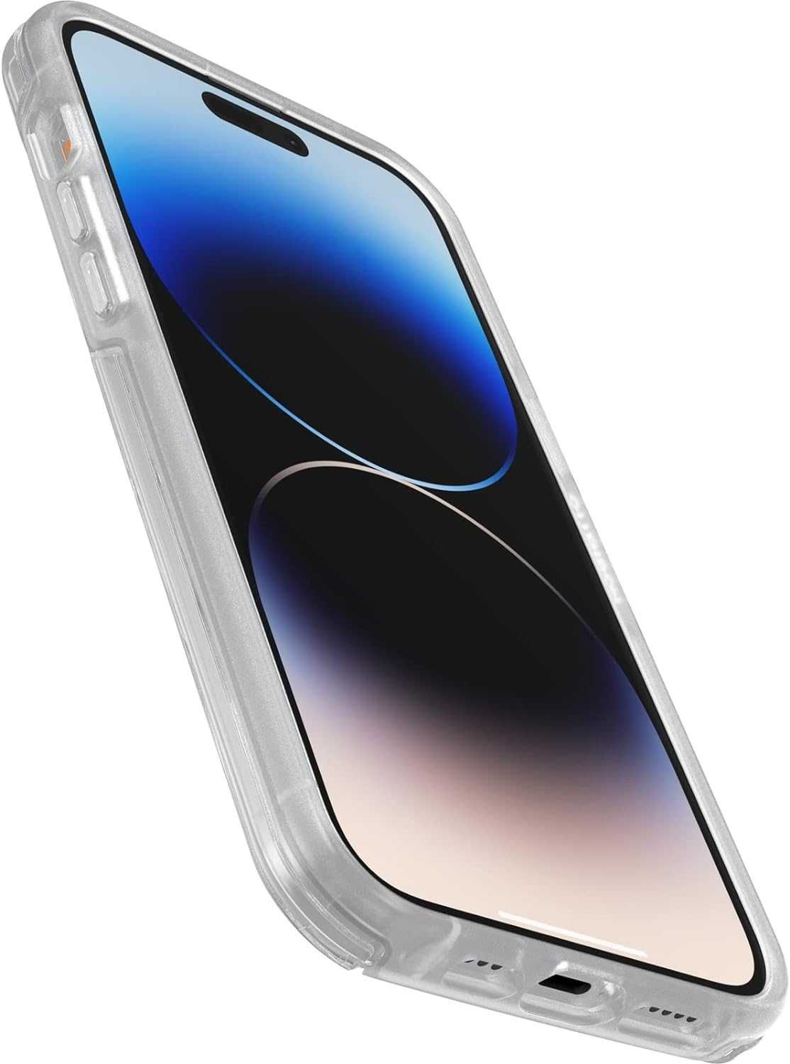 Otterbox Symmetry Popsokets etui do iPhone 14 Pro Max bezbarwne uchwyt