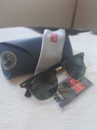 Óculos Ray-Ban original, preto e dourado