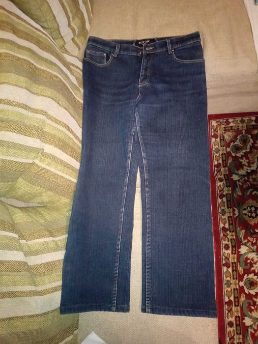 Джинсы утеплённые на флисе, б/у.